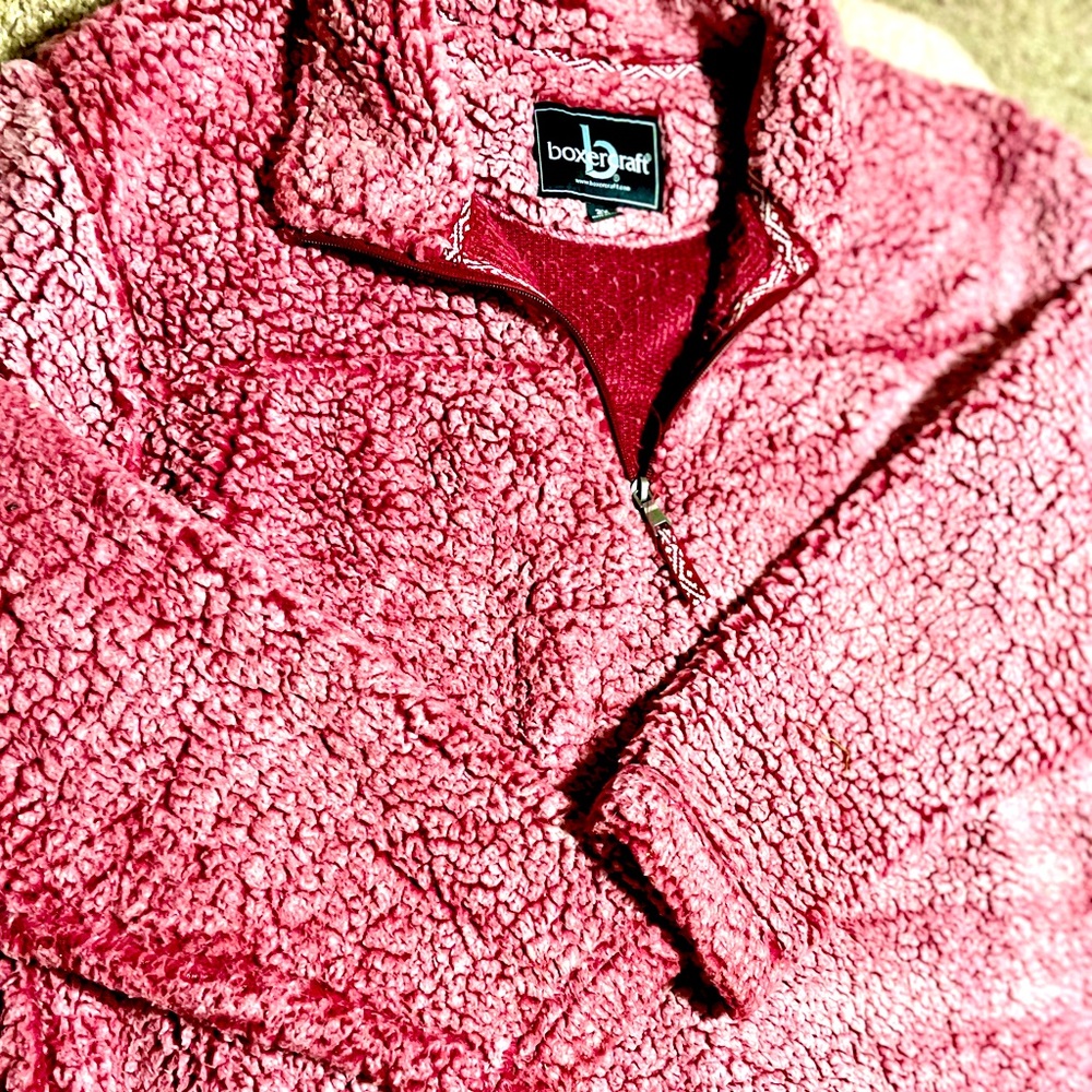 BoxerCraft Red Sherpa size 2X